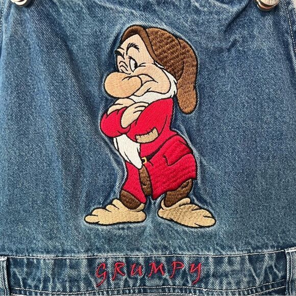 Disney "Grumpy" Shortalls Size L - Picture 2 of 7